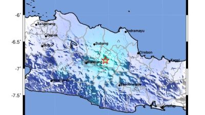 Malam Tahun Baru Gempa Bumi 4,8 Magnitudo Guncang Sumedang