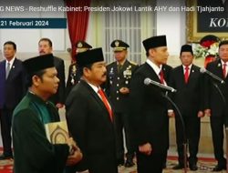 Jokowi Lantik Ketum Partai Demokrat Sebagai PAW Menteri ATR/BPN