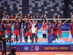Pertandingan Bola Voli Antar Selebriti Tanah Air Indonesia