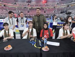 Menpora Dito Hadiri Fan Signing Red Sparks dan Indonesia All Star di Indonesia Arena