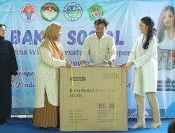 DWP Kemenpora RI Berikan Bantuan Kursi Roda Kepada SLB YDBA