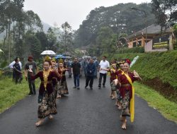 Tiba di Kantor Kec Sobang, Peserta BAPEN Langsung di Sambut Dengan Tarian Tradisional Banten
