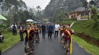 Tiba di Kantor Kec Sobang, Peserta BAPEN Langsung di Sambut Dengan Tarian Tradisional Banten