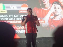 Menpora Dito Hadiri Nobar Timnas Indonesia U-23 Kontra Guinea U-23
