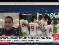 Menpora Dito : Permainan Timnas Indonesia Miliki Kemajuan dan Progres yang Baik untuk Tembus Kualifikasi Piala Dunia 2026