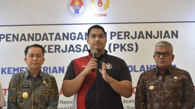 Menpora Dito Harapkan PON XXI 2024 Aceh-Sumut Sukses dalam Empat Aspek Utama, Satgas Pengawalan APBN Dibentuk