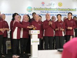Ibu Iriana Joko Widodo Buka Lomba Nasional Senam Kreasi 2024 dengan Semangat