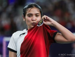 Gregoria Bertarung Ketat Tiga Set, Lolos ke Perempat Final Olimpiade Paris 2024