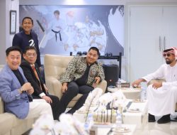 Sheikh Sultan Al Nahyan dan Menpora Dito Diskusikan Pengembangan Super App Esports di Indonesia