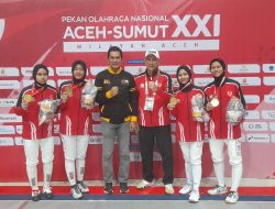 Aceh Catatkan Sejarah dengan Raihan 4 Emas di Cabor Anggar PON XXI