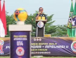 Deputi Kemenpora Raden Isnanta Buka Turnamen Piala Menpora – Apsumsi II U-14 di Depok