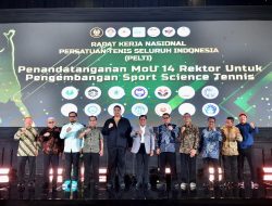 Kolaborasi untuk Tenis Indonesia, Menpora Apresiasi PP Pelti