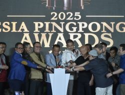 Ferry Kono Apresiasi Indonesia Pingpong League Awards 2025, Dukung Pengembangan Tenis Meja