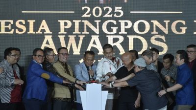 Ferry Kono Apresiasi Indonesia Pingpong League Awards 2025, Dukung Pengembangan Tenis Meja