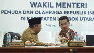 Angin Segar dari Timur: Wamenpora Singgah di Lombok Utara, Harapan Baru untuk Pemuda dan Olahraga
