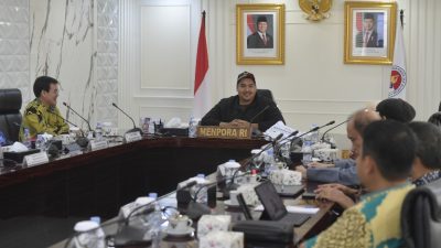 Pimpin Rakor dengan Deputi Pelayanan Kepemudaan, Menpora Dito: Program Harus Berdampak Langsung ke Pemuda