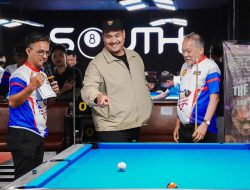 Menpora Dito Resmikan Fasilitas Biliar Internasional Rusty Rabbit & South Pool di Jakarta