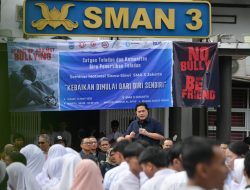 Menpora Erick Thohir Ajak Siswa SMAN 3 Jakarta Bersatu Lawan Bullying
