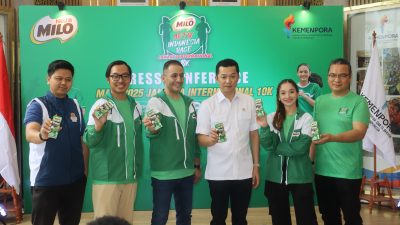 Wamenpora Taufik Hidayat Apresiasi 10 Tahun Konsistensi MILO Dukung Pembinaan Olahraga